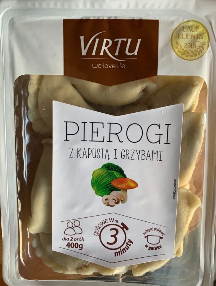Pierogi z kapustą i grzybami