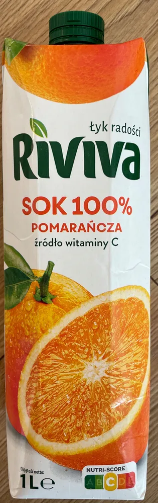 Sok 100% pomarańcza