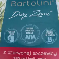 Makaron z czerwonej soczwicy