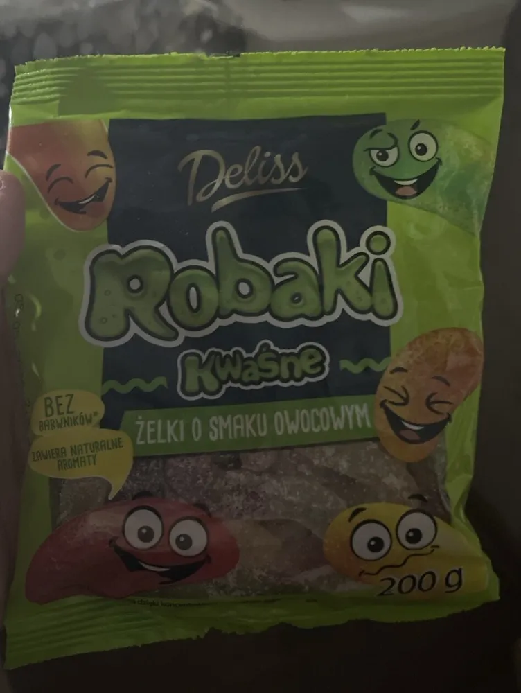 Robaki Żelki O Smaku Owocowym