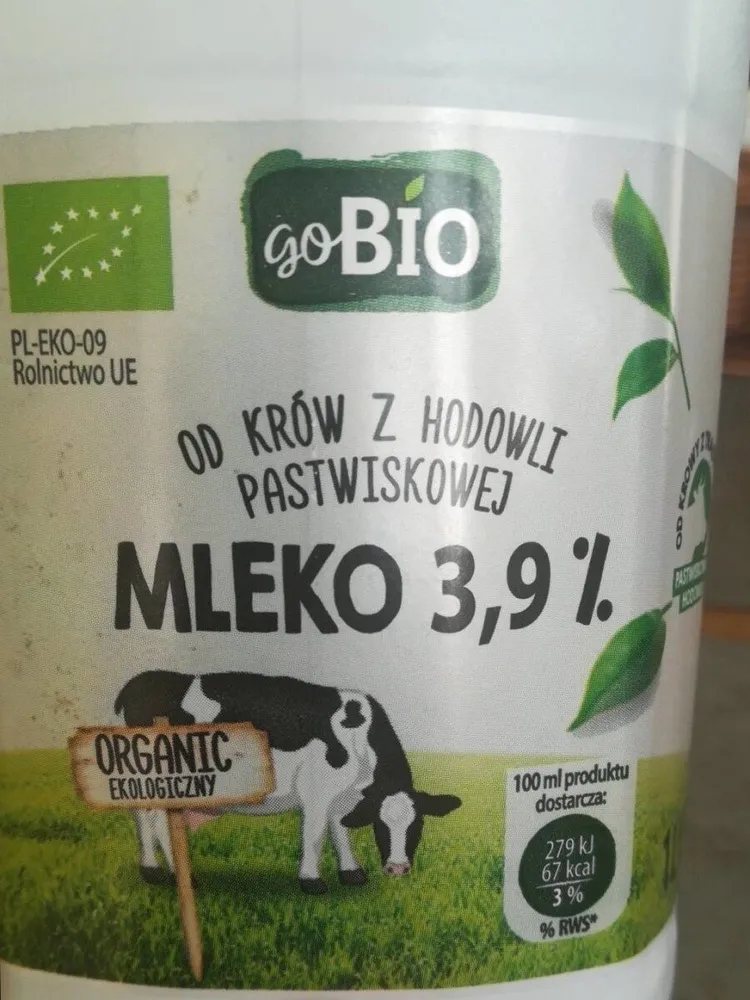 Mleko 3,9 %
