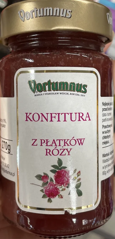 Konfitura z płatków róży