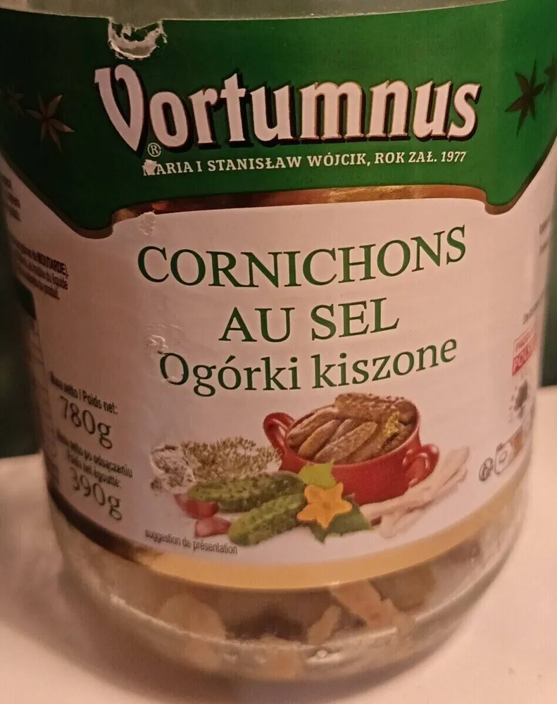 Cornichons au sel (ogórki kiszone)
