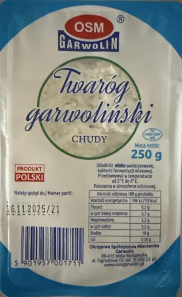 Twaróg Garwoliński Chudy