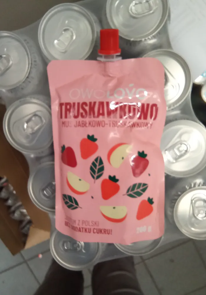 Truskawkowo Mus jabłkowo-truskawkowy