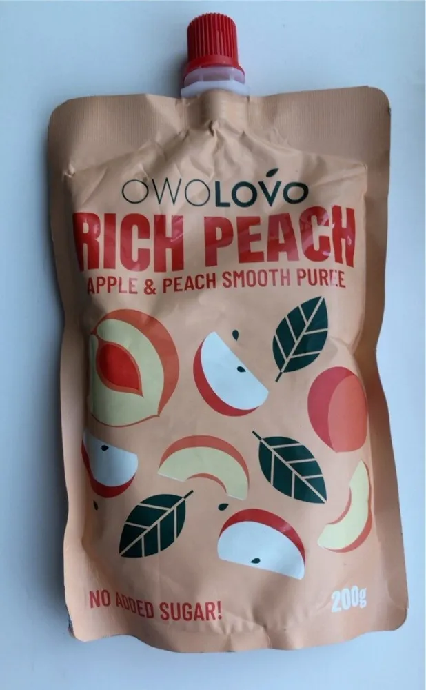 RICH PEACH 88% APPLES - 12% PEACHES