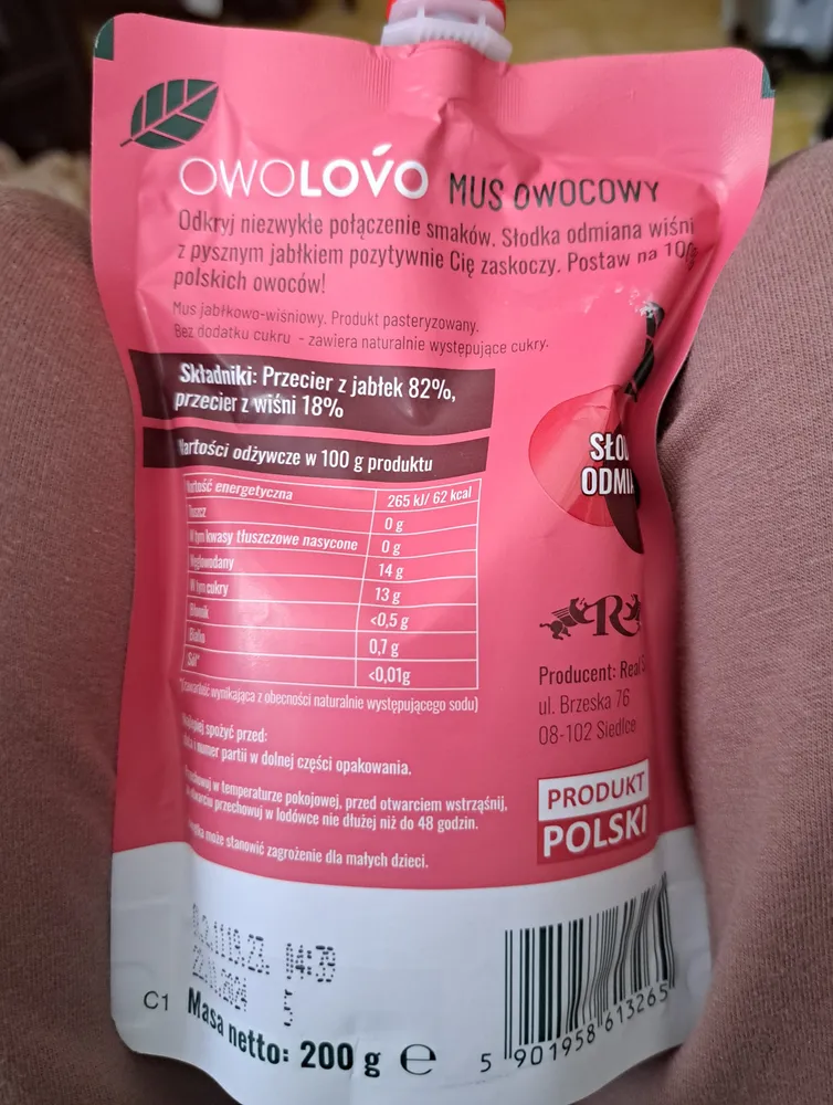 Mus owocowy