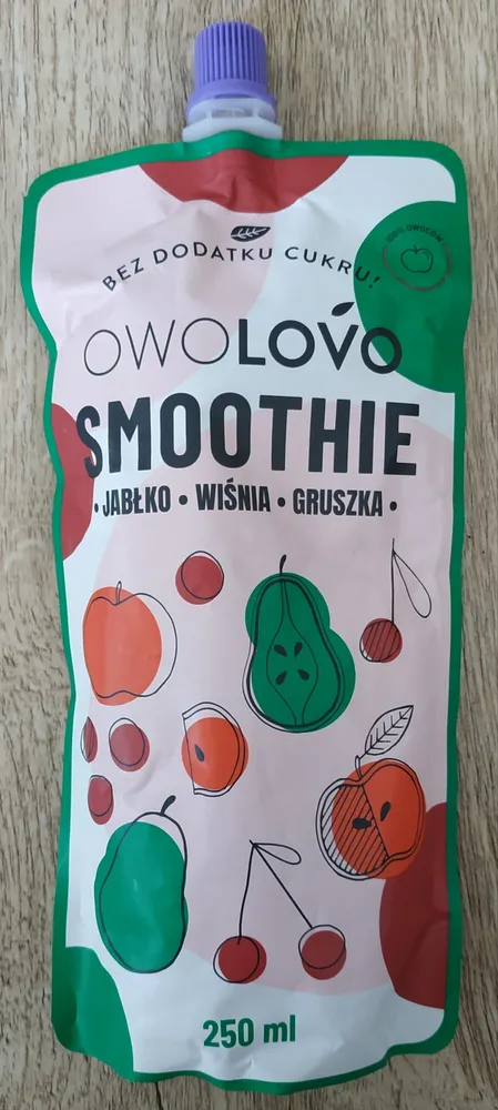 Smoothie jabłko, wiśnia, gruszka