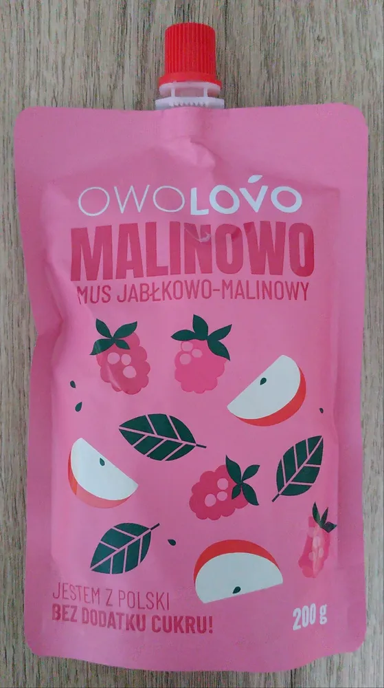 mus jabłkowo-malinowo
