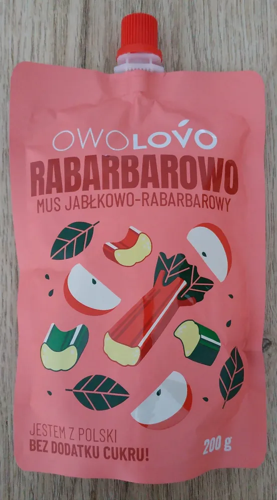 Mus Jabłko Rabarbar