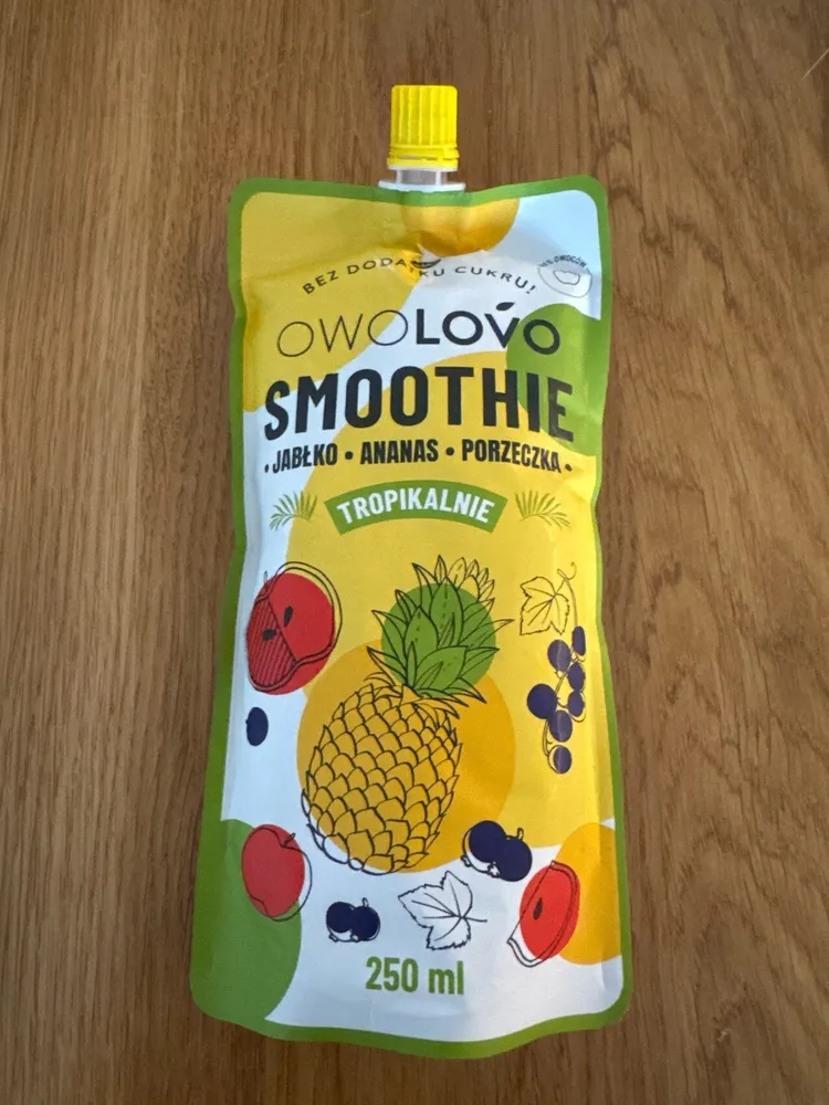Smoothie tropikalne Jabłko Ananas Porzeczka