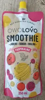 Smoothie jabłko, banan, malina