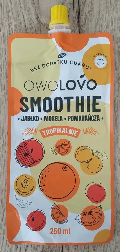 Smoothie tropikalne Jabłko Morela Pomarańcza