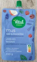 Mus Jabłko Wiśnia Jagody Kamczackie