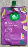 Mus Jabłko Banan Marakuja