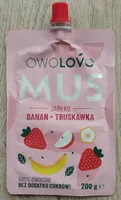 Mus Jabłko Banan Truskawka