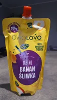 Mus owocowy jabłko, banan, śliwka