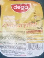 Sałatka warzywna z kukurydzą