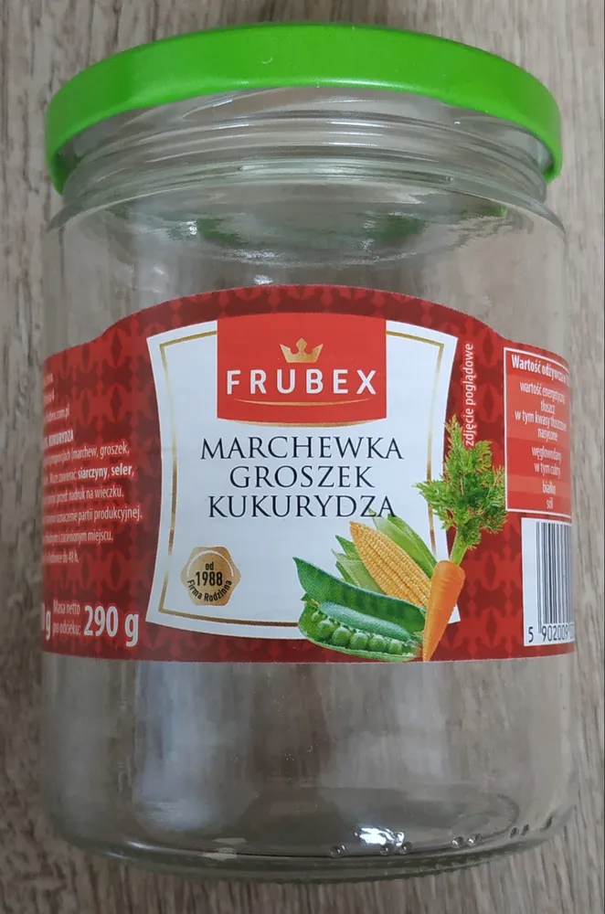 Marchewka groszek kukurydza