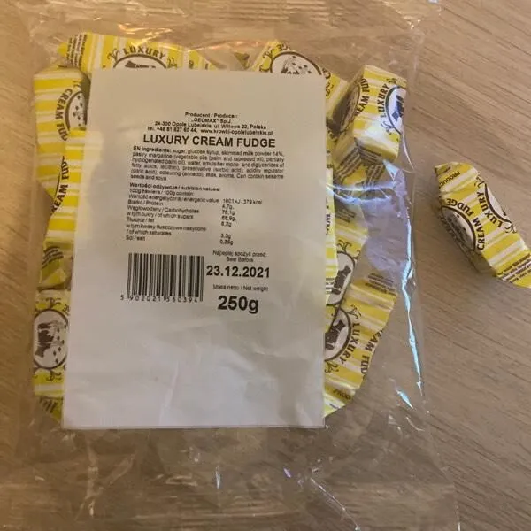 Cream fudge