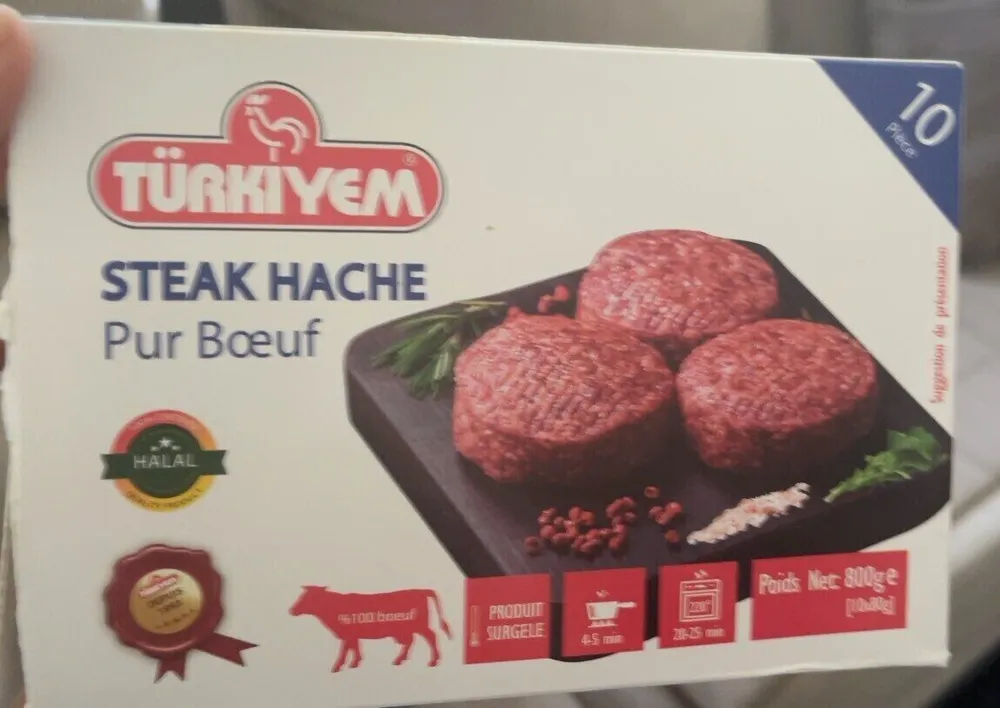 Steak haché pur bœuf