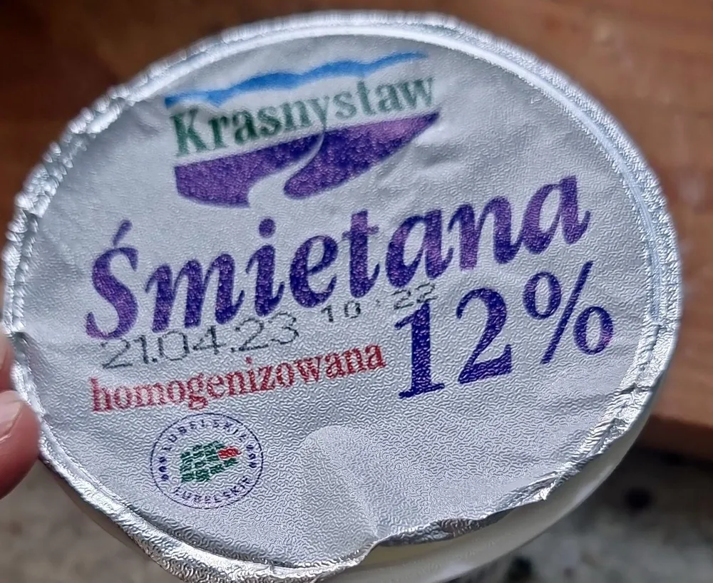 Śmietana 12% homogenizowana