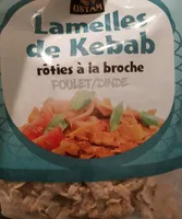 Lamelles de kebab