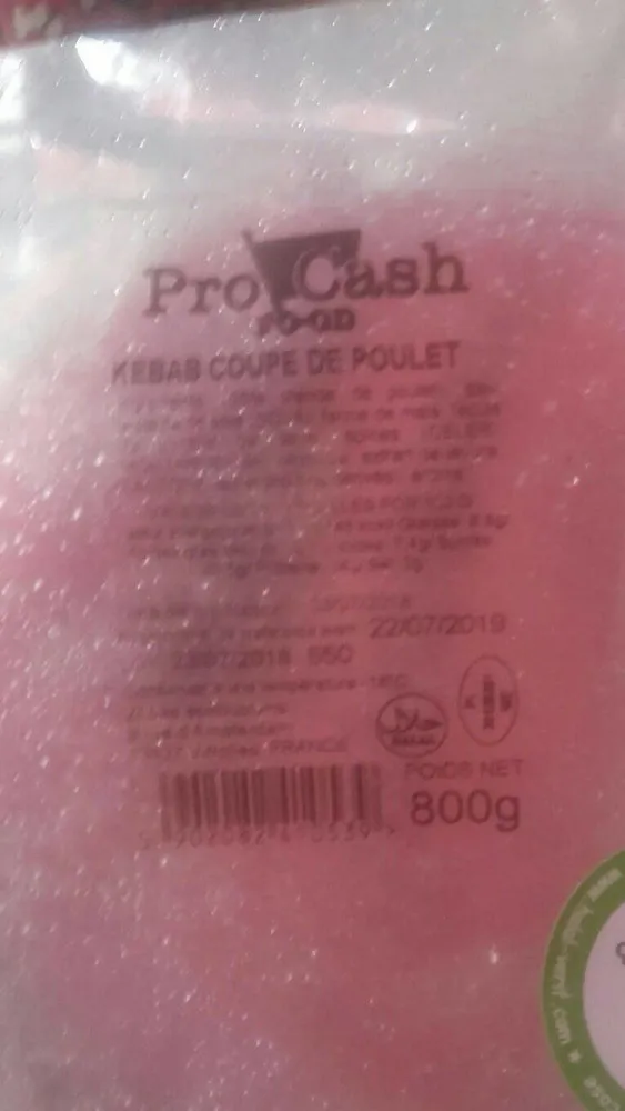 Kebab coupe de poulet