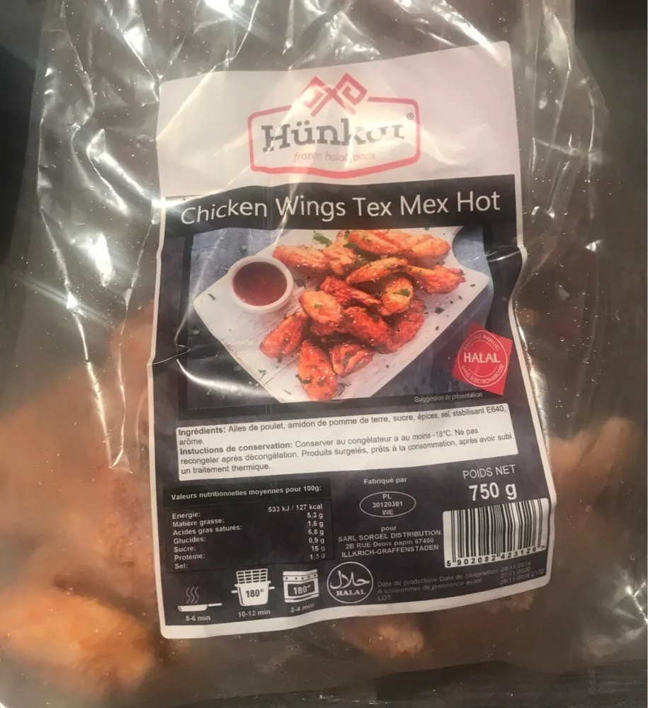 Chiken wings Tex Mex Hot