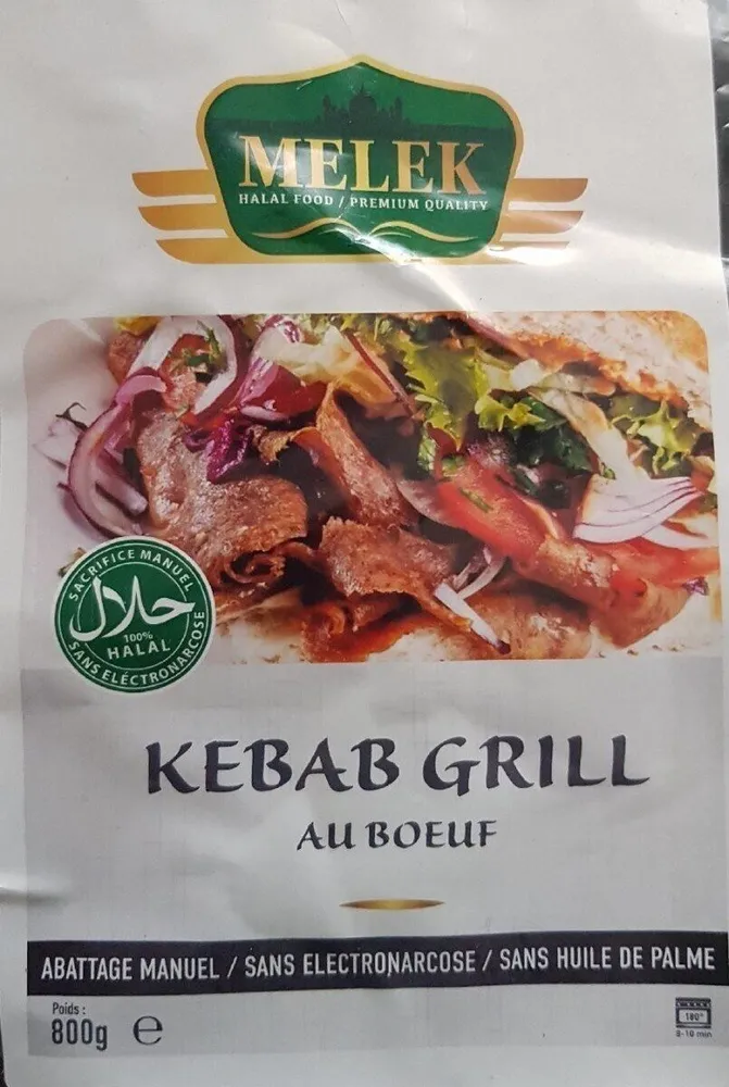 Kebab grill au boeuf