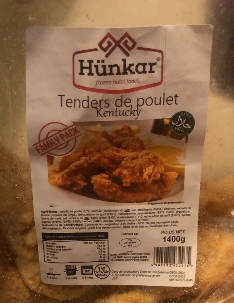 Tenders de poulet