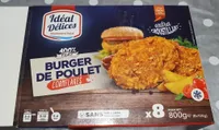 Burger de poulet cornflakes halal
