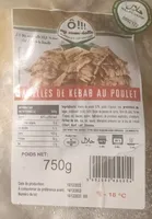 Lamelles de kebab au poulet