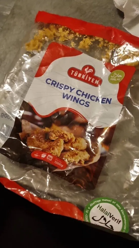 Crispy chicken wings