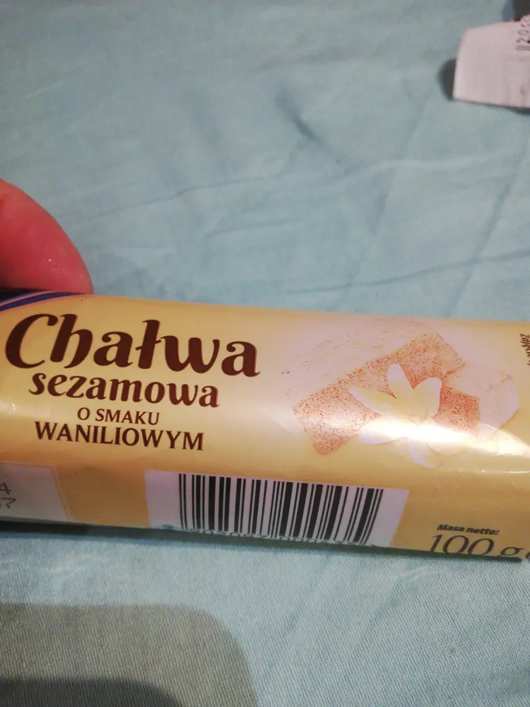 Chałwa sezamowa o smaku waniliowym