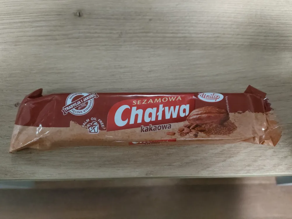 Sezamowa chałwa kakaowa