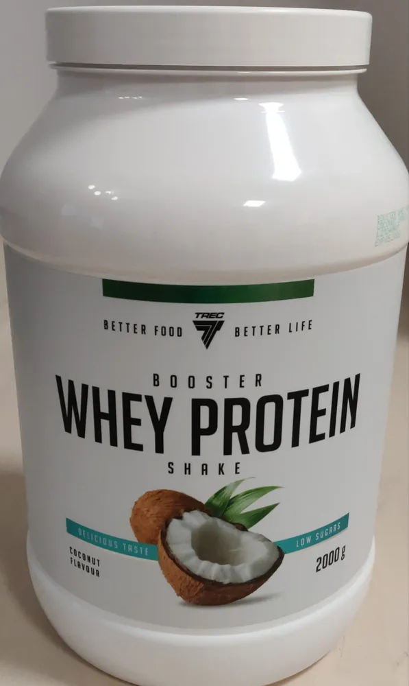 Booster Whey Protein Shake Coconut Flavor