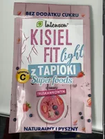 Kisiel Fit light z tapioki o smaku truskawkowym