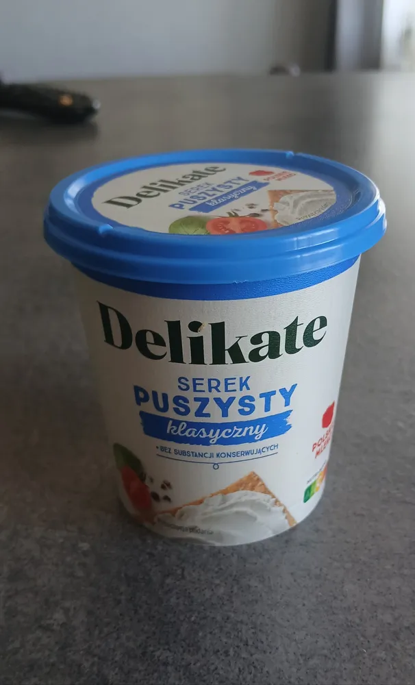 Serek biały puszysty