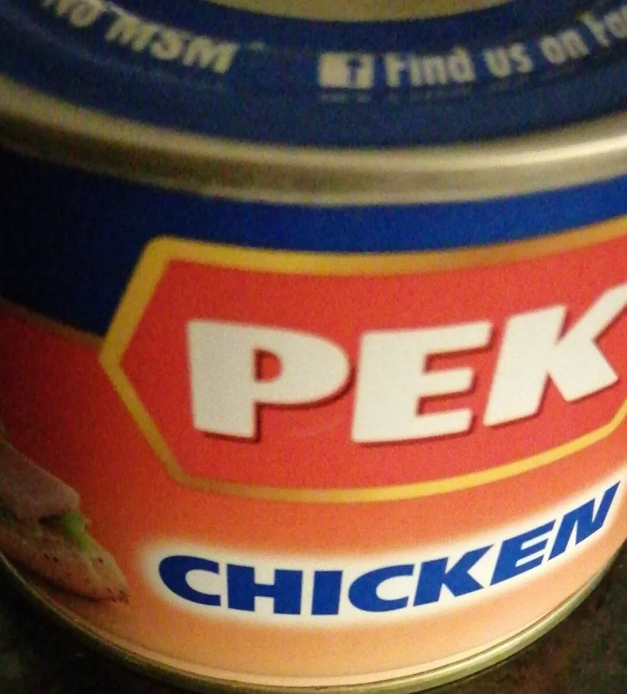Tinned chicken