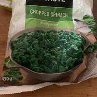 Chopped spinach