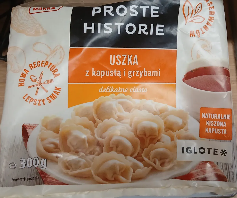 Uszka z kapustą i grzybami