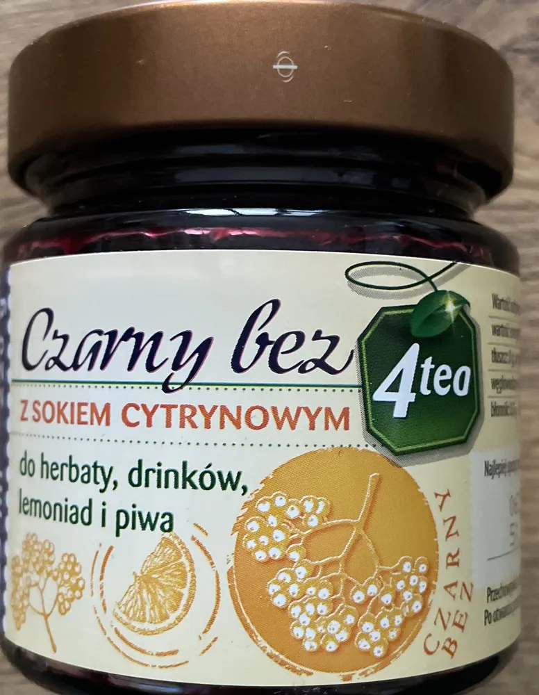 Czarny bez z sokiem cytrynowym