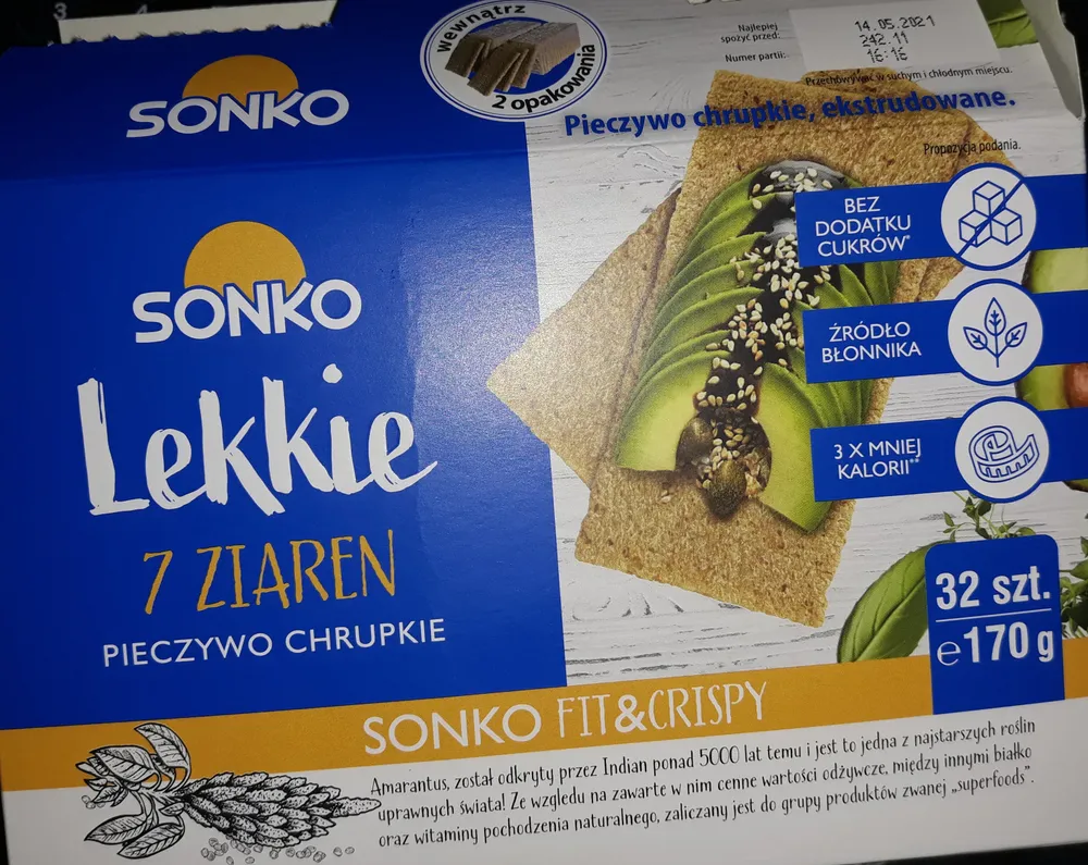 Pieczywo Sonko Lekkie 7 Ziaren