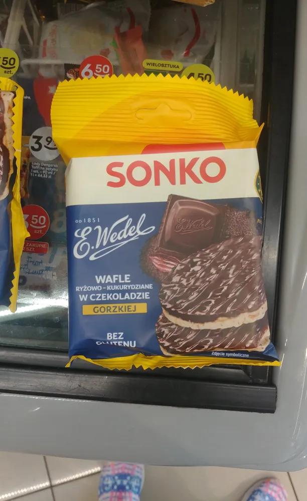 Wafle ryżowo kukurydziane w gorzkiej czekoladzie