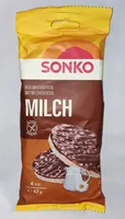 Reis-Maiswaffeln - Milchüberzug