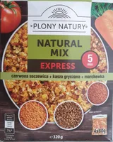 Natural Mix - Czerwona soczewica, kasza gryczana, marchewka