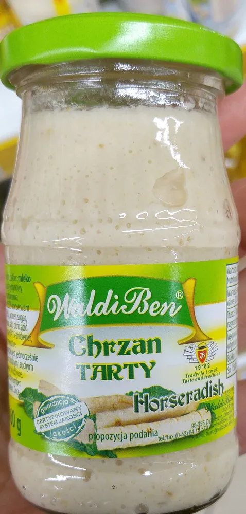 Chrzan Tarty