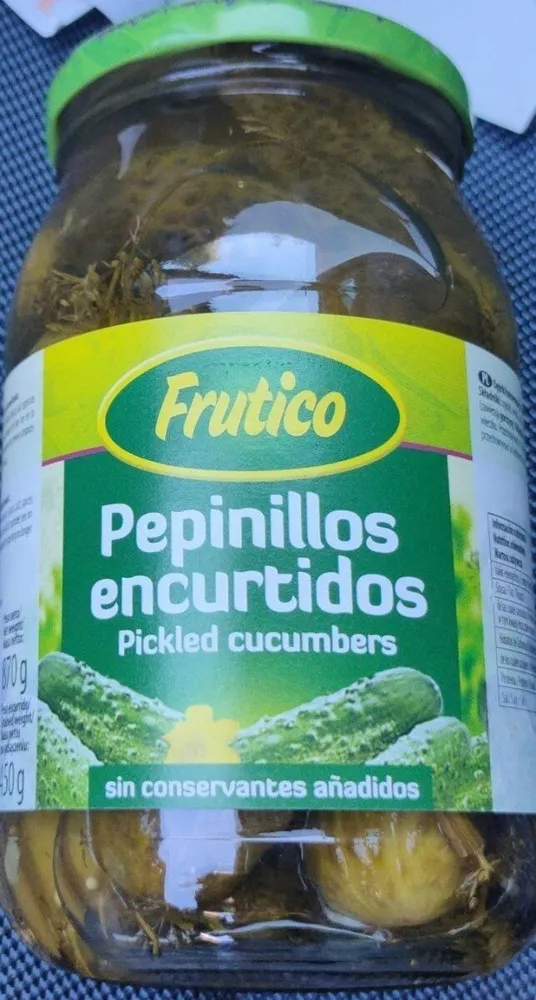 Pepinillos encurtidos