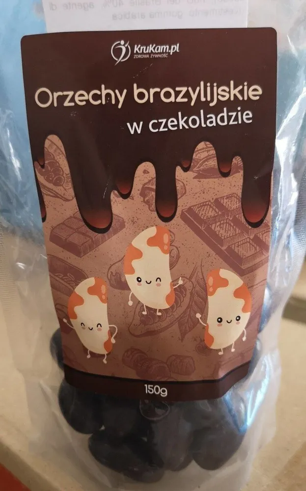 Noci del brasile ricoperte di cioccolato